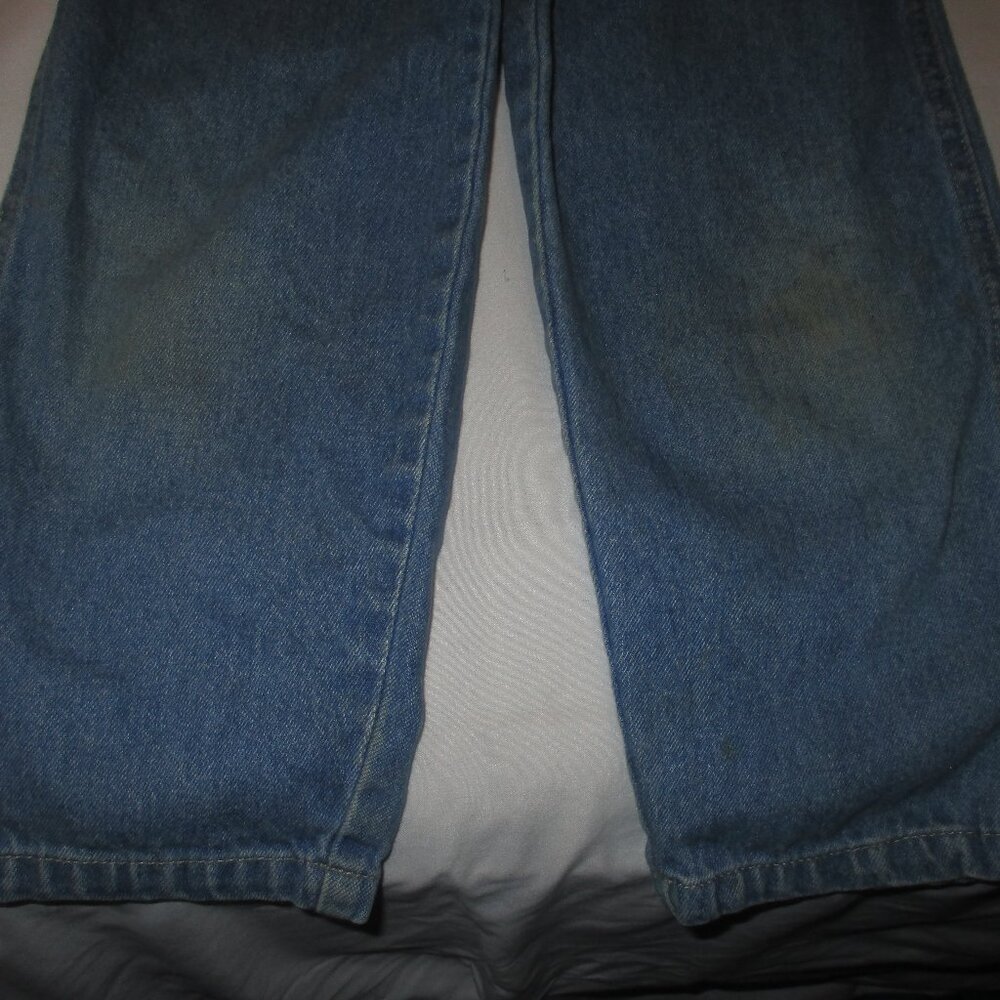 2 pair Y2K Sesame Street ELMO Denim Overalls Sz 4T - Picture 6 of 15